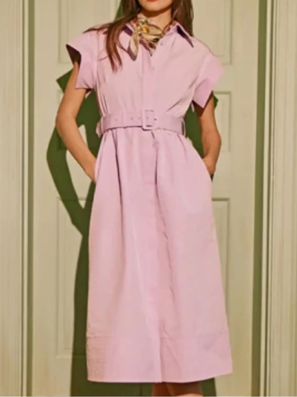 NWOT Tuckernuck Pink Salt Chloe Dress w/Pockets Size XS